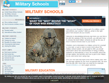 Tablet Screenshot of aboutmilitaryschools.org